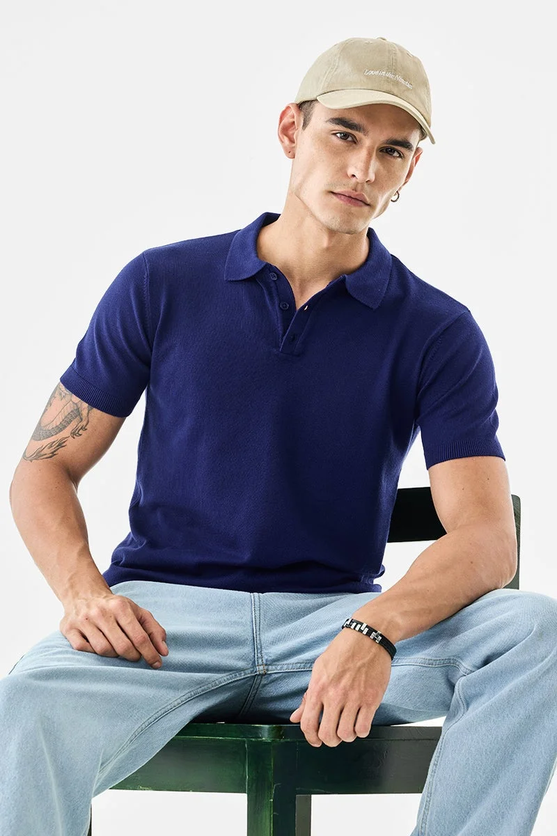 SNITCH Slim Fit Core Lab Polo T-Shirt